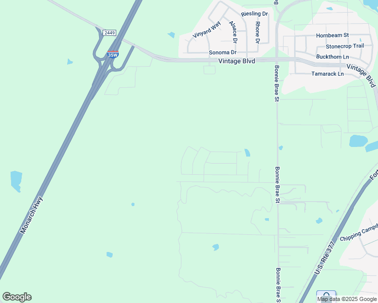 map of restaurants, bars, coffee shops, grocery stores, and more near 4045 South Bonnie Brae Street in Argyle