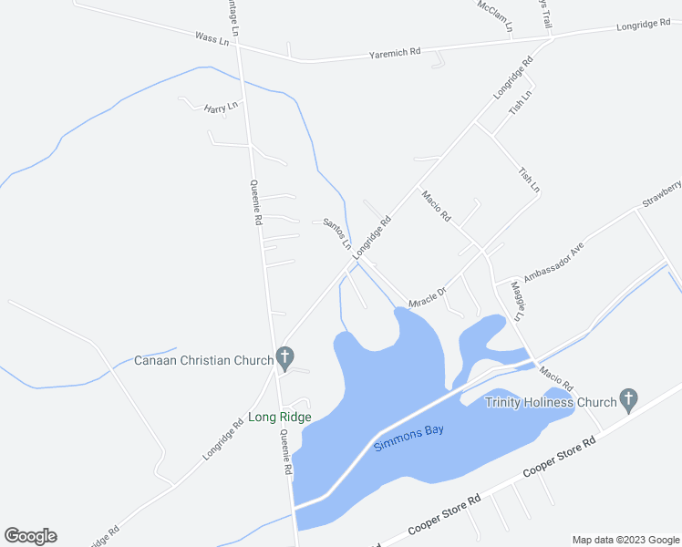 map of restaurants, bars, coffee shops, grocery stores, and more near 1467 Longridge Road in Moncks Corner