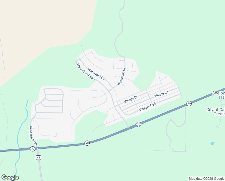 map of restaurants, bars, coffee shops, grocery stores, and more near 301 Waterford Cove Trail in Calera