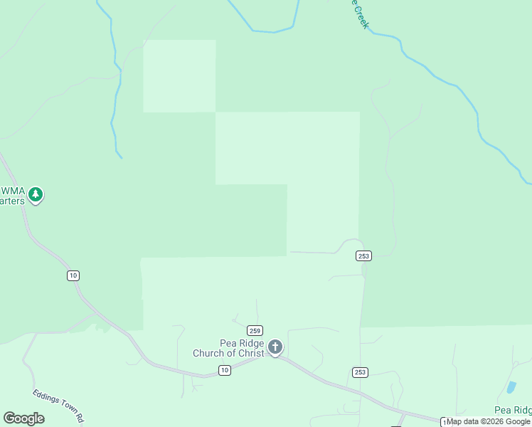 map of restaurants, bars, coffee shops, grocery stores, and more near 799 County Road 253 in Montevallo