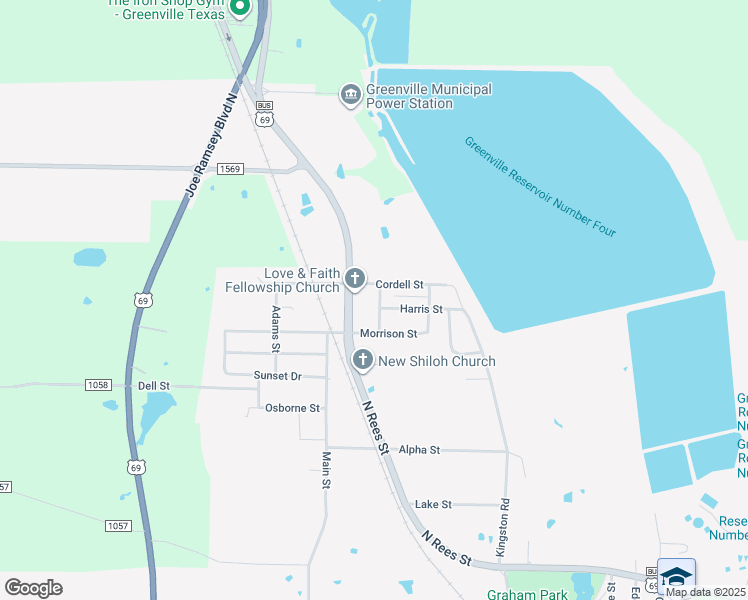 map of restaurants, bars, coffee shops, grocery stores, and more near 905 North Rees Street in Greenville