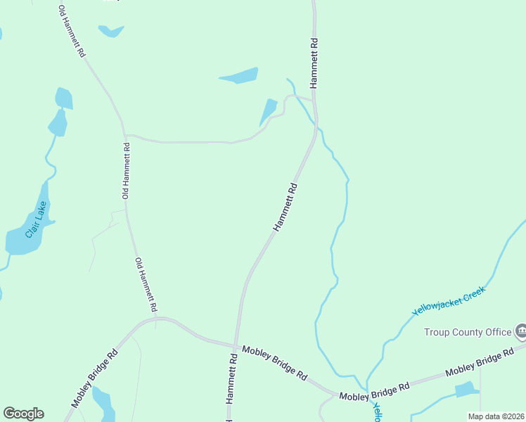 map of restaurants, bars, coffee shops, grocery stores, and more near 4151 Hammett Road in Hogansville