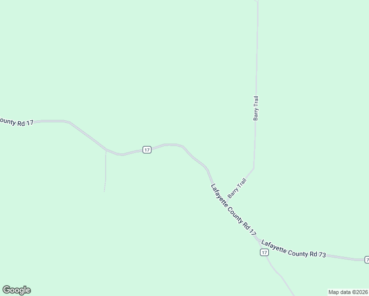 map of restaurants, bars, coffee shops, grocery stores, and more near Lafayette County Road 17 in Lafayette County