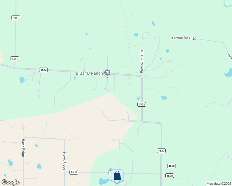 map of restaurants, bars, coffee shops, grocery stores, and more near 1210 County Road 4522 in Decatur