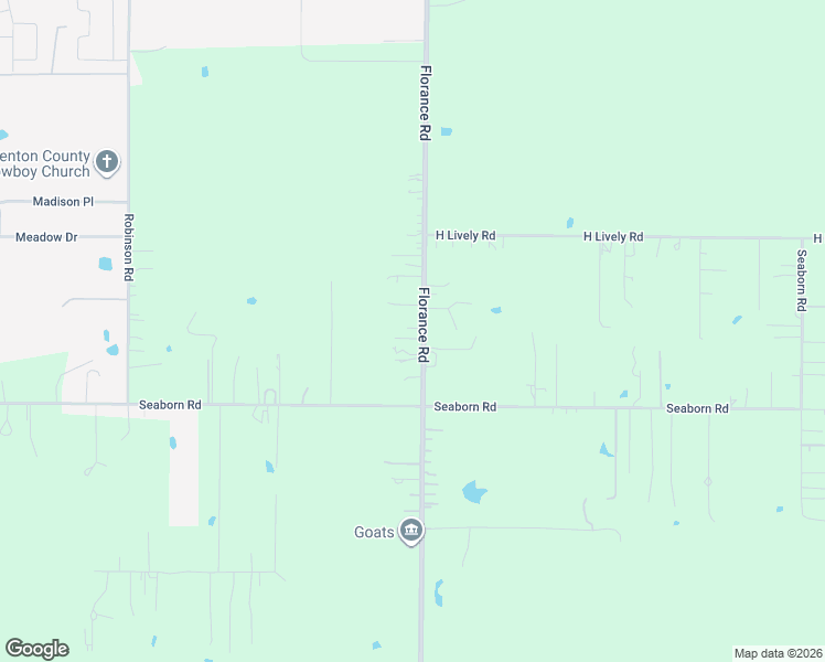 map of restaurants, bars, coffee shops, grocery stores, and more near 7851 Crossacres Drive in Ponder
