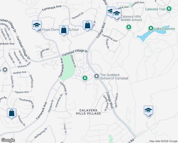 map of restaurants, bars, coffee shops, grocery stores, and more near 2983 Brandon Circle in Carlsbad