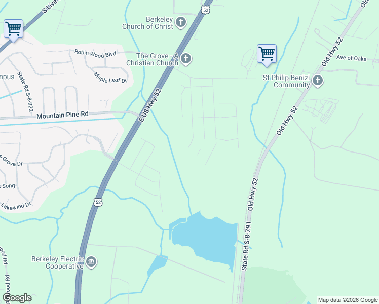 map of restaurants, bars, coffee shops, grocery stores, and more near Hammer Lane in Moncks Corner