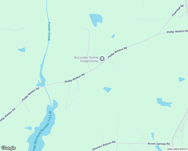 map of restaurants, bars, coffee shops, grocery stores, and more near 333 Phillip Weldon Road in Milner