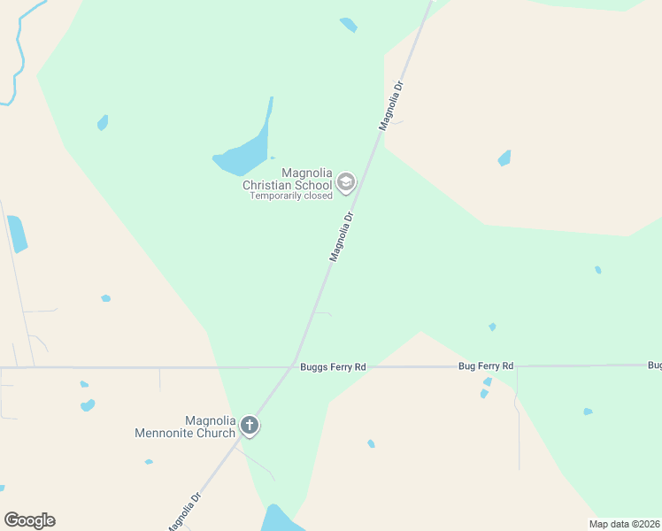 map of restaurants, bars, coffee shops, grocery stores, and more near Magnolia Drive in Macon