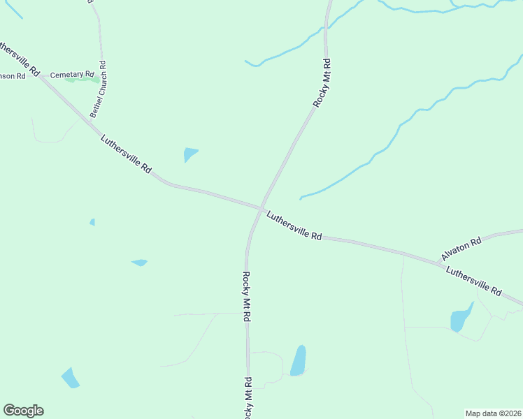 map of restaurants, bars, coffee shops, grocery stores, and more near 7892 Rocky Mount Road in Luthersville