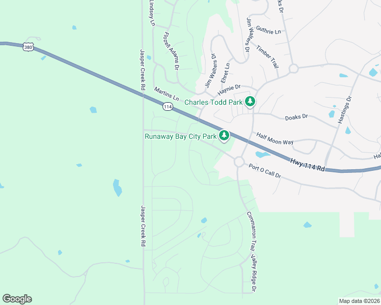 map of restaurants, bars, coffee shops, grocery stores, and more near 103 Big Horn Drive in Runaway Bay