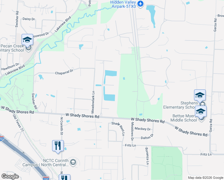 map of restaurants, bars, coffee shops, grocery stores, and more near 112 Island Circle in Shady Shores