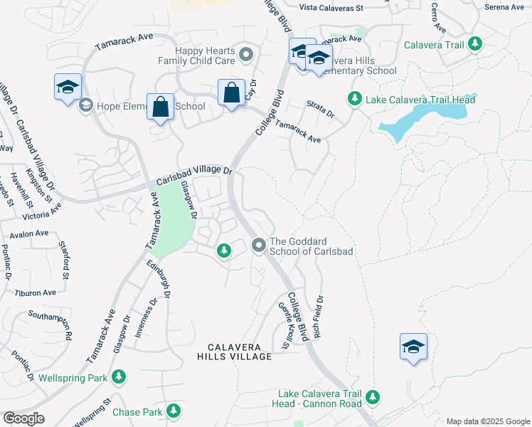 map of restaurants, bars, coffee shops, grocery stores, and more near 4074 Peninsula Drive in Carlsbad