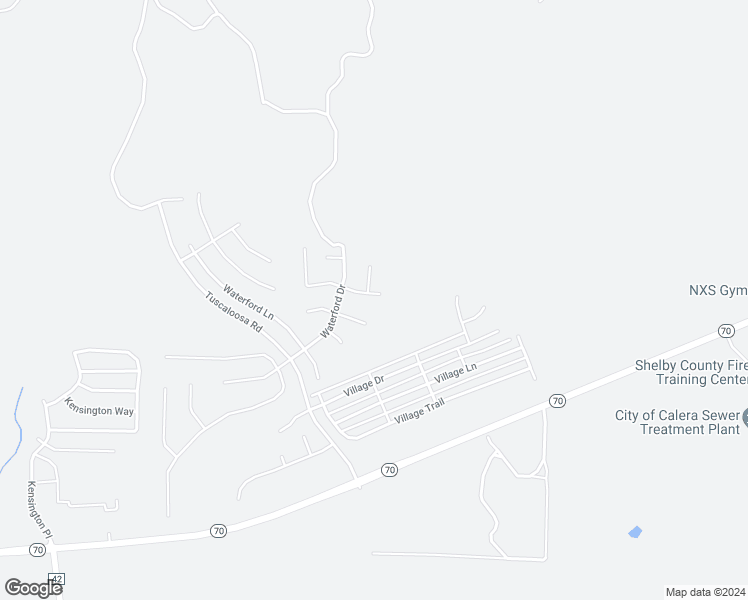 map of restaurants, bars, coffee shops, grocery stores, and more near 113 Waterford Highlands Trail in Calera