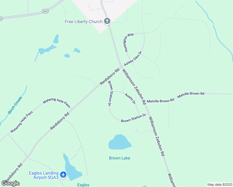 map of restaurants, bars, coffee shops, grocery stores, and more near 488 Brown Station Drive in Williamson