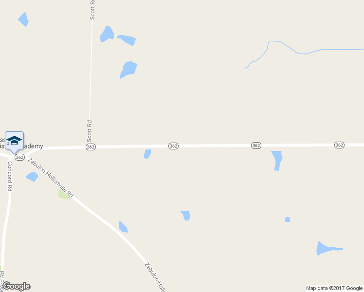 map of restaurants, bars, coffee shops, grocery stores, and more near 5471 Georgia 362 in Williamson