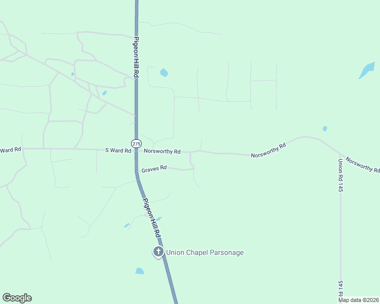 map of restaurants, bars, coffee shops, grocery stores, and more near 1058 Norsworthy Road in Strong