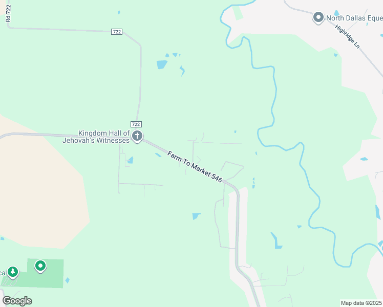 map of restaurants, bars, coffee shops, grocery stores, and more near 2581 Drake Hill Drive in McKinney