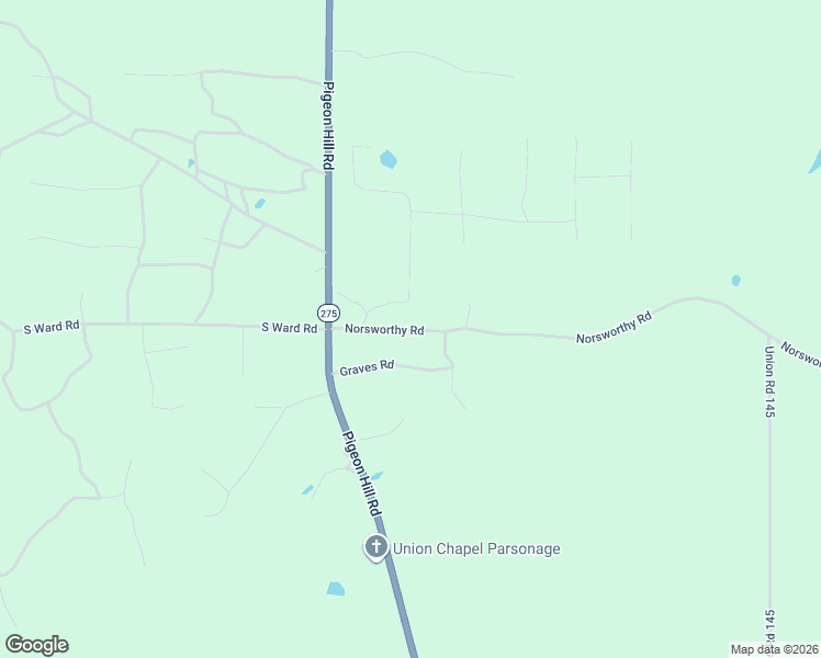 map of restaurants, bars, coffee shops, grocery stores, and more near 1058-1154 Norsworthy Road in Strong