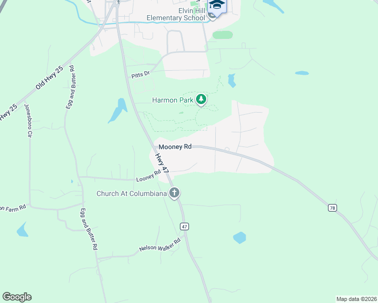 map of restaurants, bars, coffee shops, grocery stores, and more near 119 Mooney Road in Columbiana