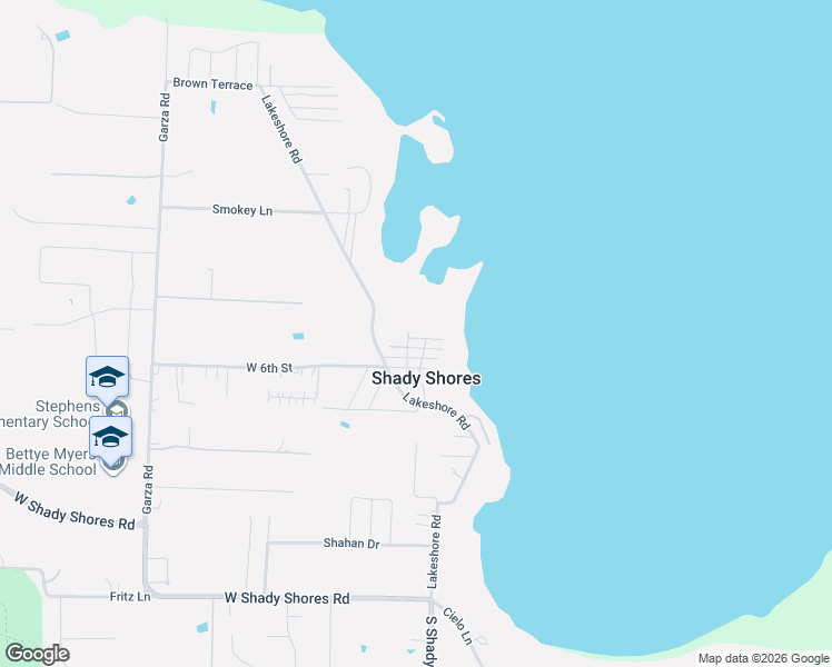 map of restaurants, bars, coffee shops, grocery stores, and more near 205 East 9th Street in Shady Shores