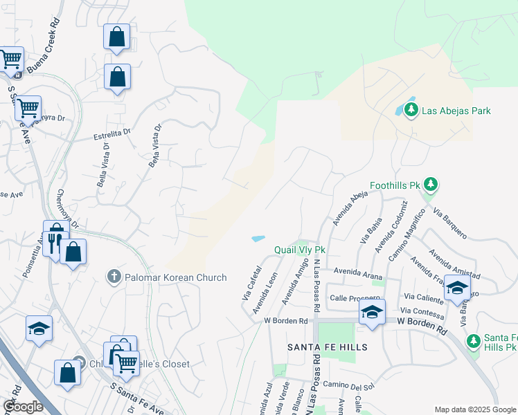 map of restaurants, bars, coffee shops, grocery stores, and more near 873 Cayley Avenue in San Marcos