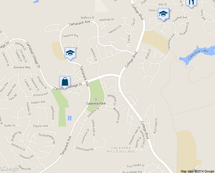 map of restaurants, bars, coffee shops, grocery stores, and more near 2976 Ridgefield Avenue in Carlsbad