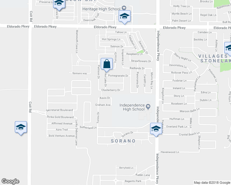 map of restaurants, bars, coffee shops, grocery stores, and more near 13909 Clusterberry Drive in Frisco