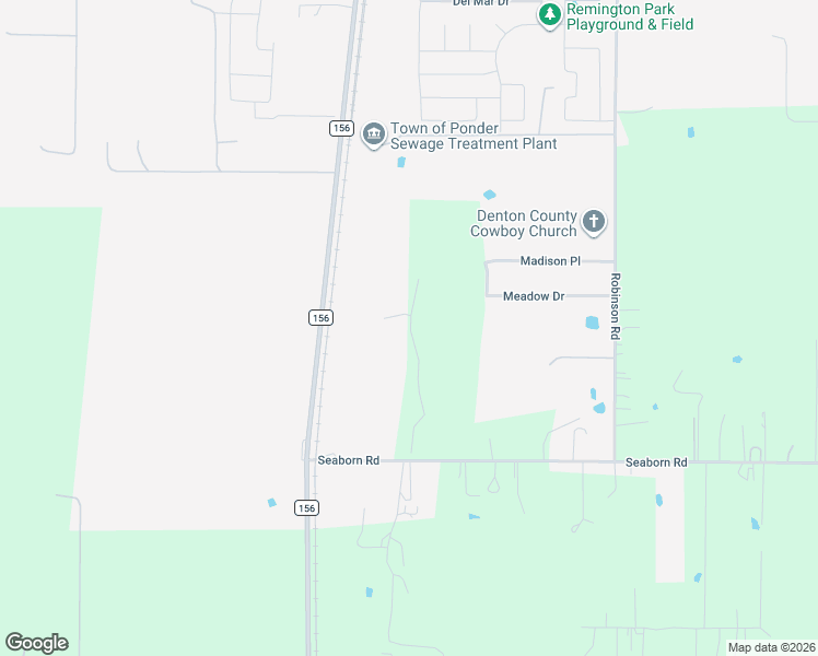 map of restaurants, bars, coffee shops, grocery stores, and more near 335 Meadow Drive in Ponder