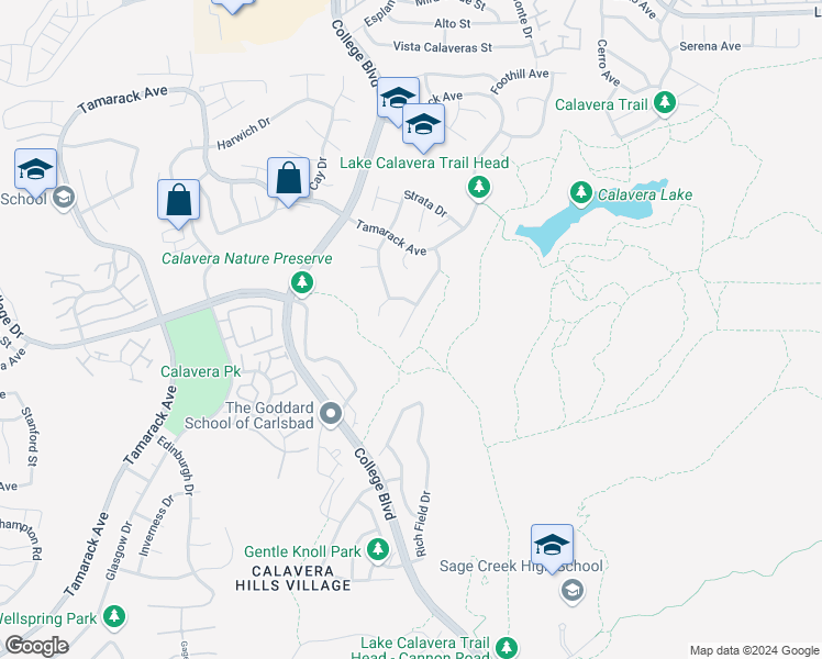 map of restaurants, bars, coffee shops, grocery stores, and more near 3750 Saddle Drive in Carlsbad