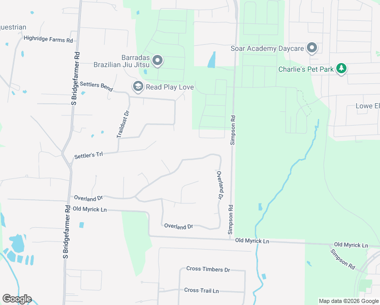 map of restaurants, bars, coffee shops, grocery stores, and more near 705 Overland Drive in McKinney