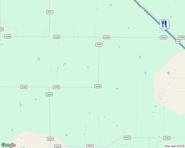 map of restaurants, bars, coffee shops, grocery stores, and more near 452 County Road 3340 in Paradise