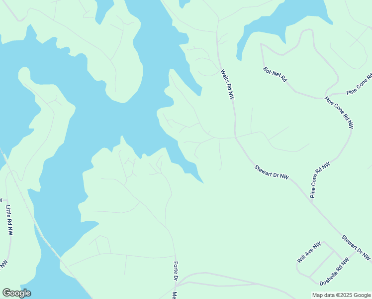 map of restaurants, bars, coffee shops, grocery stores, and more near 111 Stewart Trail in Milledgeville