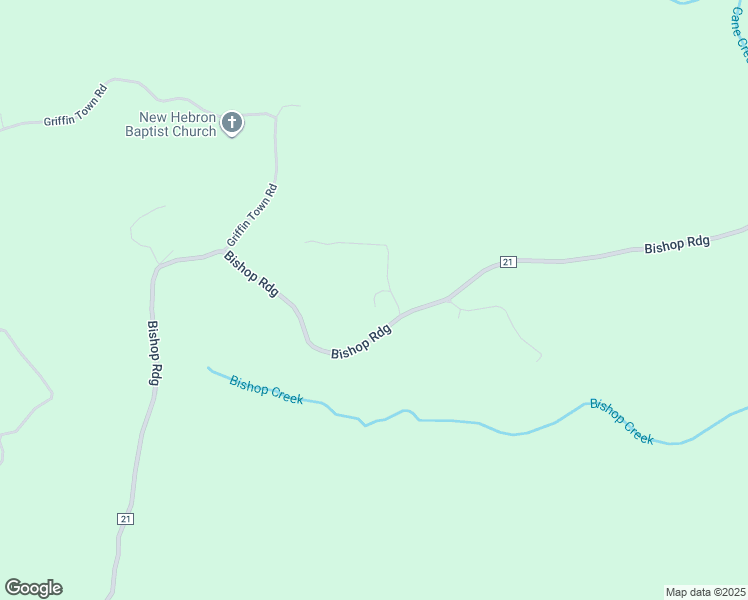 map of restaurants, bars, coffee shops, grocery stores, and more near 50 Hebron Lane in West Blocton