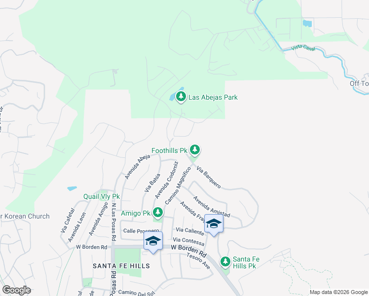 map of restaurants, bars, coffee shops, grocery stores, and more near 862 Avenida Abeja in San Marcos