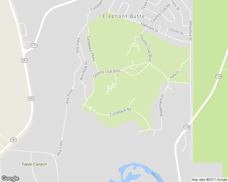 map of restaurants, bars, coffee shops, grocery stores, and more near 105 La Puntas in Elephant Butte