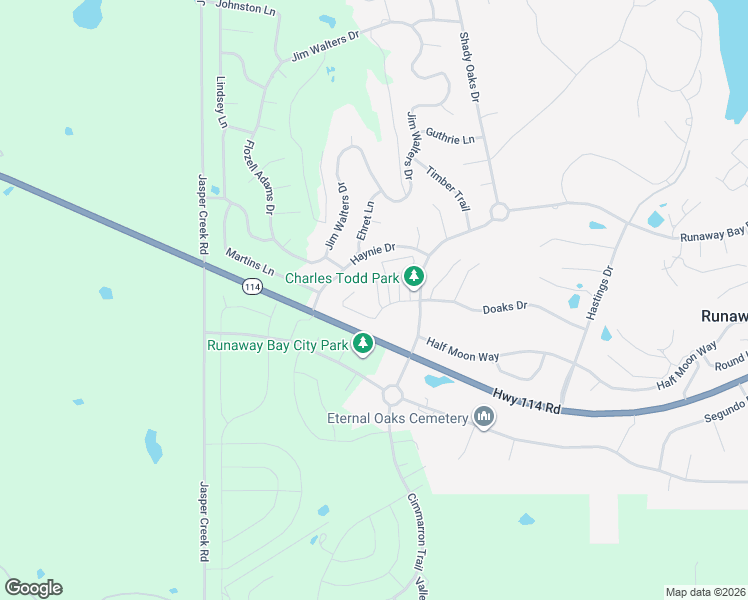 map of restaurants, bars, coffee shops, grocery stores, and more near 1218 Chestnut Court in Runaway Bay