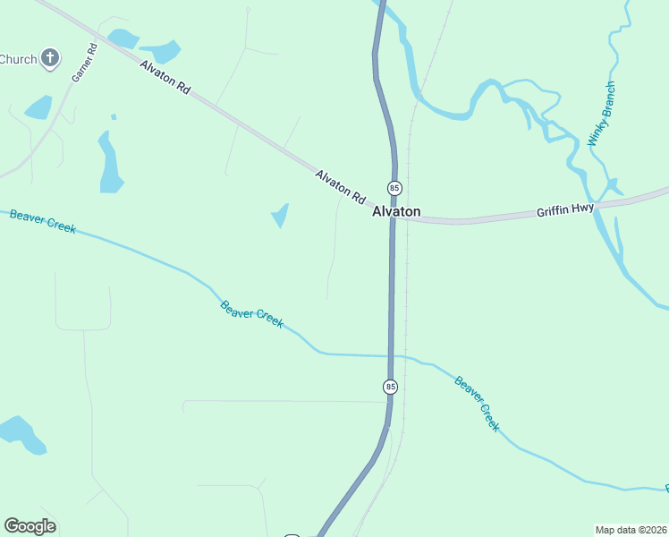 map of restaurants, bars, coffee shops, grocery stores, and more near 5334 Alvaton Road in Gay