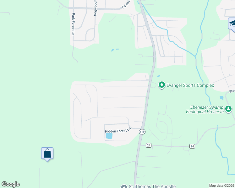 map of restaurants, bars, coffee shops, grocery stores, and more near 264 Monte Tierra Trail in Alabaster