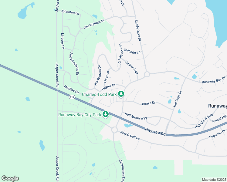 map of restaurants, bars, coffee shops, grocery stores, and more near 1208 Elm Court in Runaway Bay