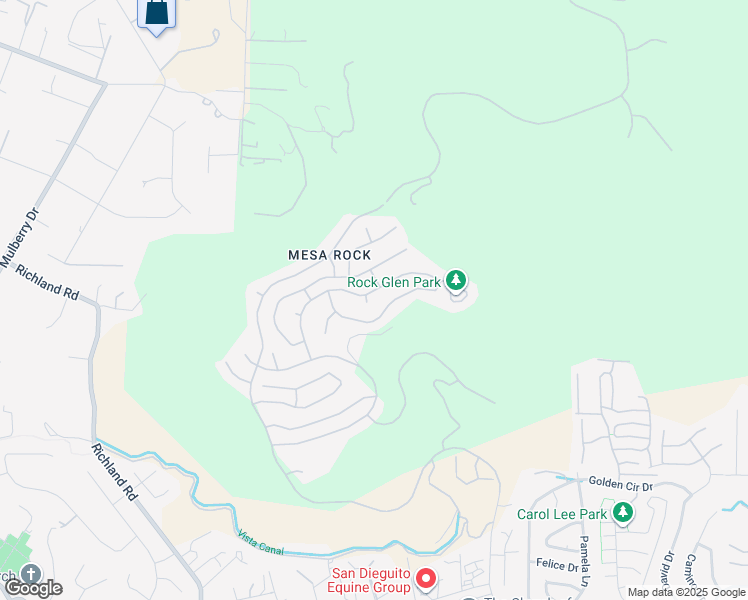 map of restaurants, bars, coffee shops, grocery stores, and more near 2090 Grand View Glen in Escondido