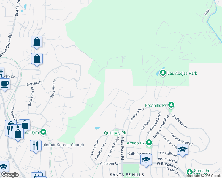 map of restaurants, bars, coffee shops, grocery stores, and more near 944 Lindbergh Drive in San Marcos