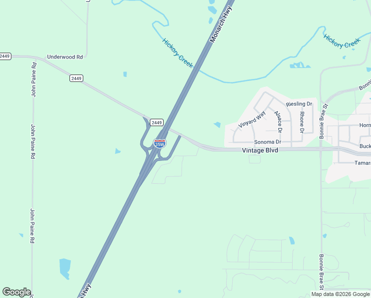 map of restaurants, bars, coffee shops, grocery stores, and more near 4201 Vintage Boulevard in Argyle
