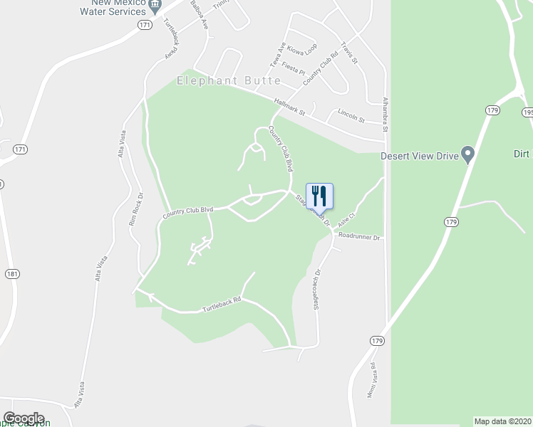 map of restaurants, bars, coffee shops, grocery stores, and more near Mesa Grande in Truth or Consequences