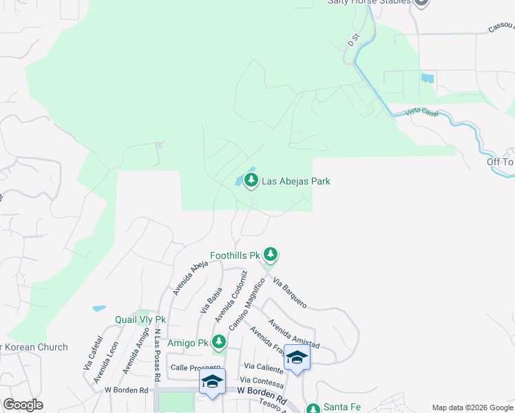 map of restaurants, bars, coffee shops, grocery stores, and more near 982 Woodhaven Road in San Marcos