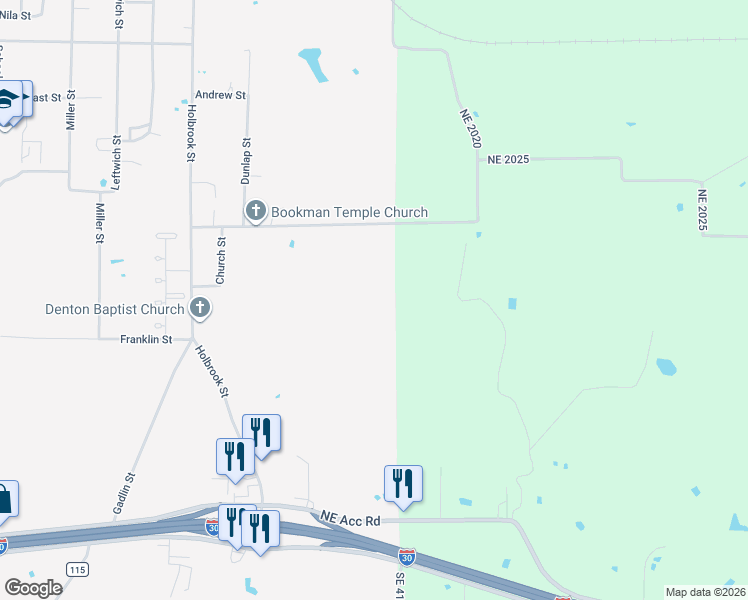map of restaurants, bars, coffee shops, grocery stores, and more near 428 Grady Street in Mount Vernon