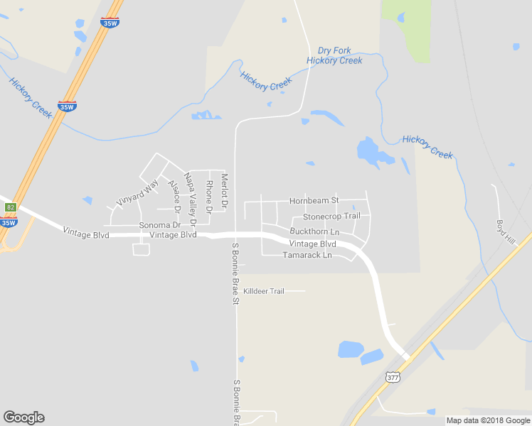 map of restaurants, bars, coffee shops, grocery stores, and more near 4513 Shagbark Lane in Argyle