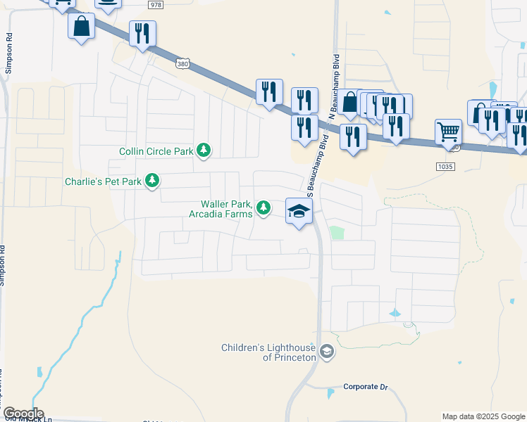 map of restaurants, bars, coffee shops, grocery stores, and more near 908 Torrey Avenue in Princeton