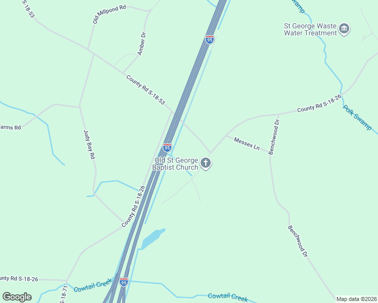 map of restaurants, bars, coffee shops, grocery stores, and more near 918 Friendship Road in Saint George