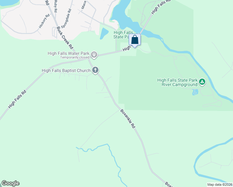 map of restaurants, bars, coffee shops, grocery stores, and more near 4657 Boxankle Road in Barnesville